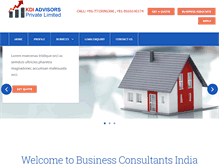 Tablet Screenshot of businessconsultantsindia.com